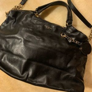COPY - Henri Bendel Bag - Black with gold chain